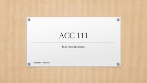 thumbnail of ACC111 (Midterm revision)